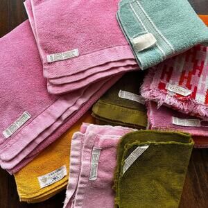 VTG Set Of 9 1960s Hand Towels Mismatched Steven’s Utica Linens